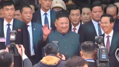 金正恩專列抵達越南 明晚將與特朗普對談