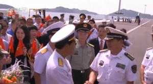 中國艦隊受邀首次訪問越南金蘭灣