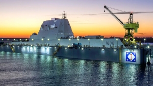 美海軍公開首艘DDG-1000安裝高超音導彈發射筒細節