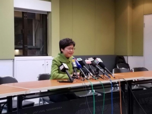再傳張德江操盤林鄭月娥回應依法選舉
