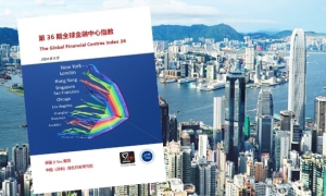全球金融中心指數香港排名升至第三位超新加坡於亞太區居首