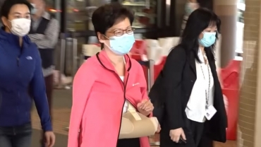 現屆女高官皆曾跌傷手？林鄭右肘輕微骨折出院