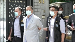 黎智英涉違國安法被捕 壹傳媒總部遭警方搜查