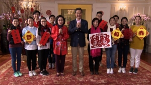 梁振英任內最後一次新年賀詞