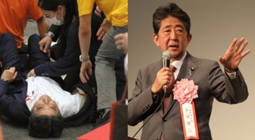 日本前首相安倍晉三街頭演說期間中槍身亡