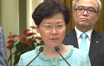 林鄭月娥：經濟下行速度比沙士時期更嚴峻