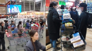 肺炎疫情全球蔓延 美日皆出現搶購潮
