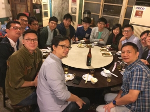 羅冠聰昨晚從台北回港在機場遇襲