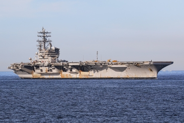 台海局勢稍緩　美海軍列根號航母返回橫須賀