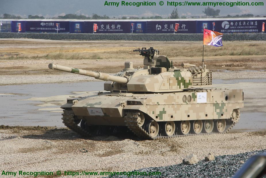 China demonstrates stability of T 15 tank gun