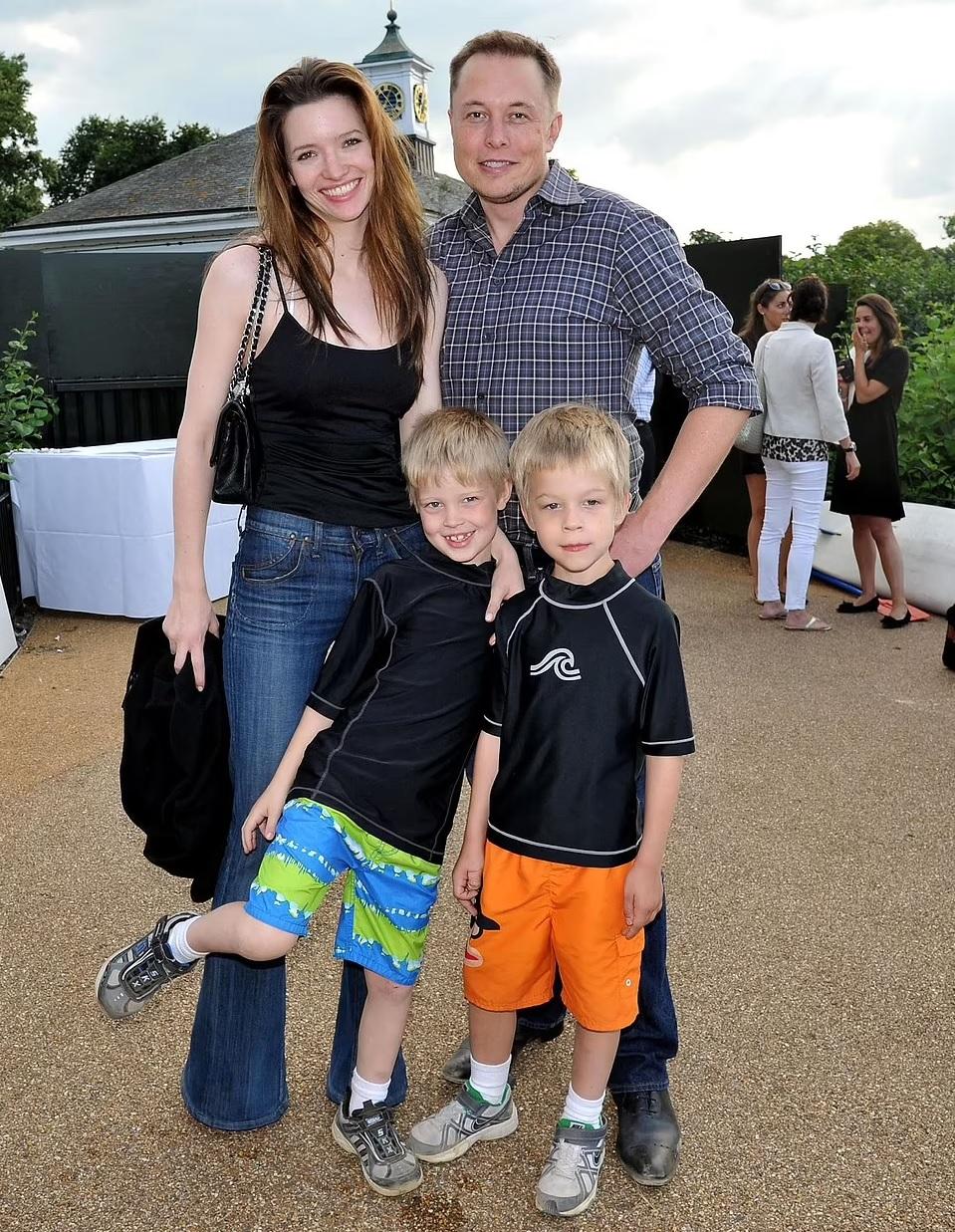 Elon Musk and sons