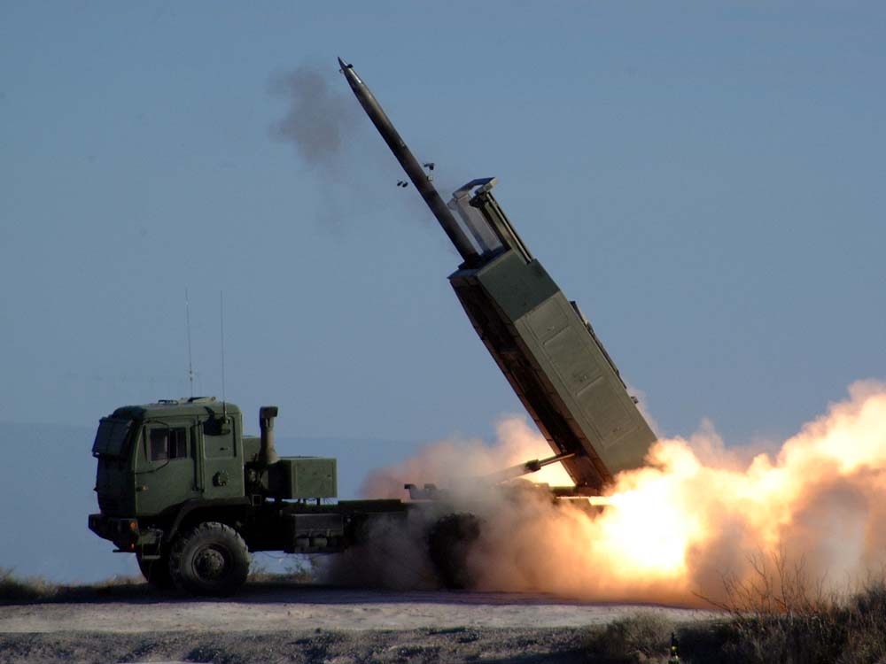 HIMARS missile launched