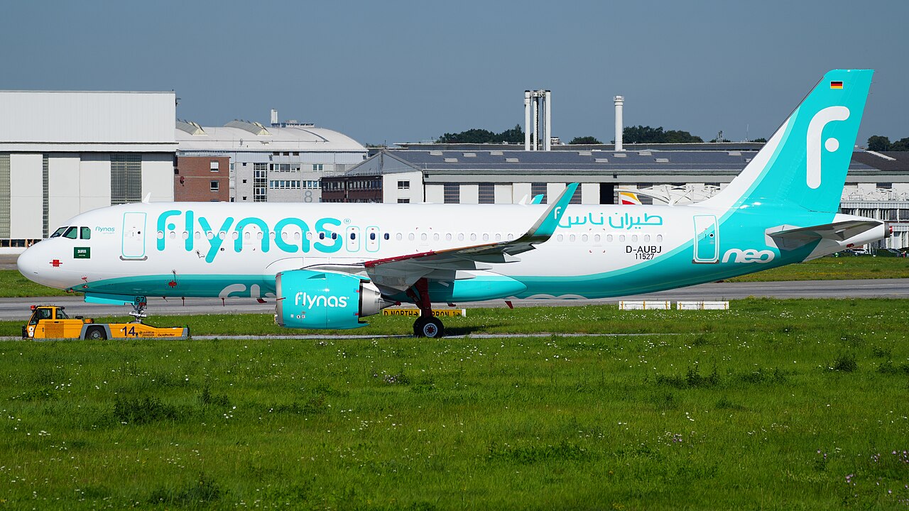 Hamburg Finkenwerder Airport flynas Airbus A320 251N HZ NS67 DSC09769