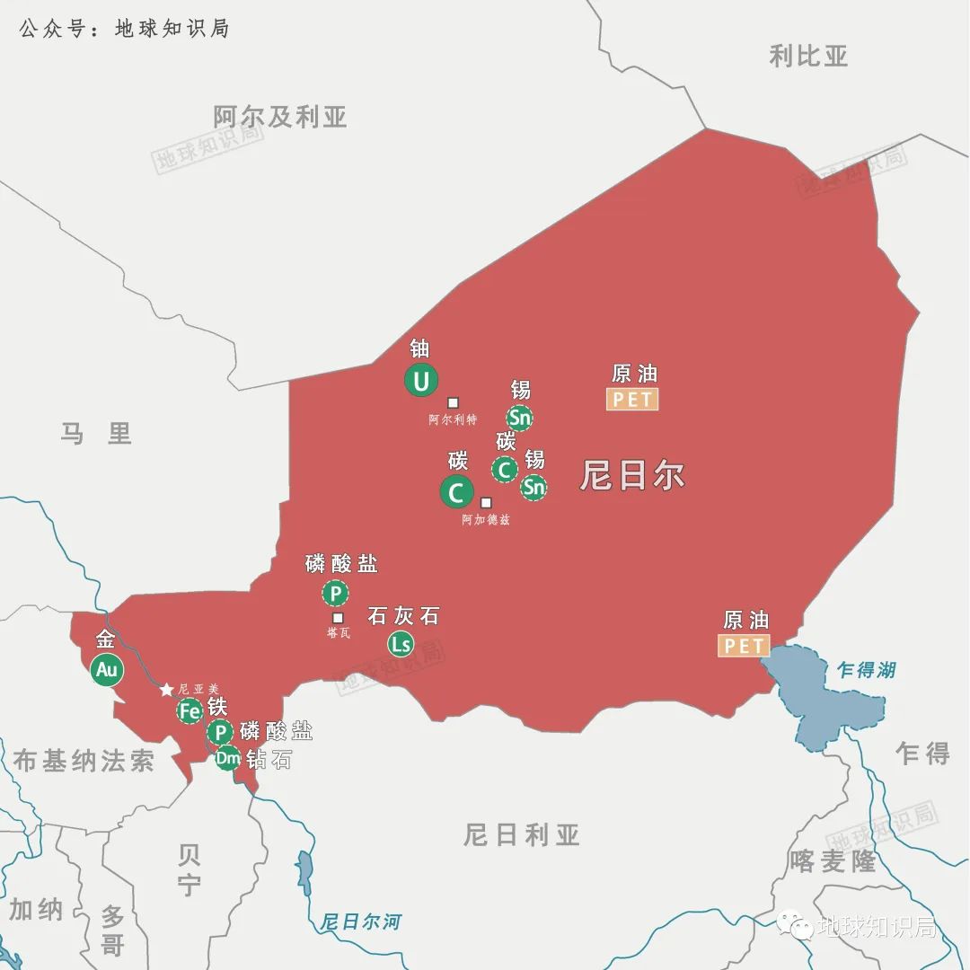 Niger map
