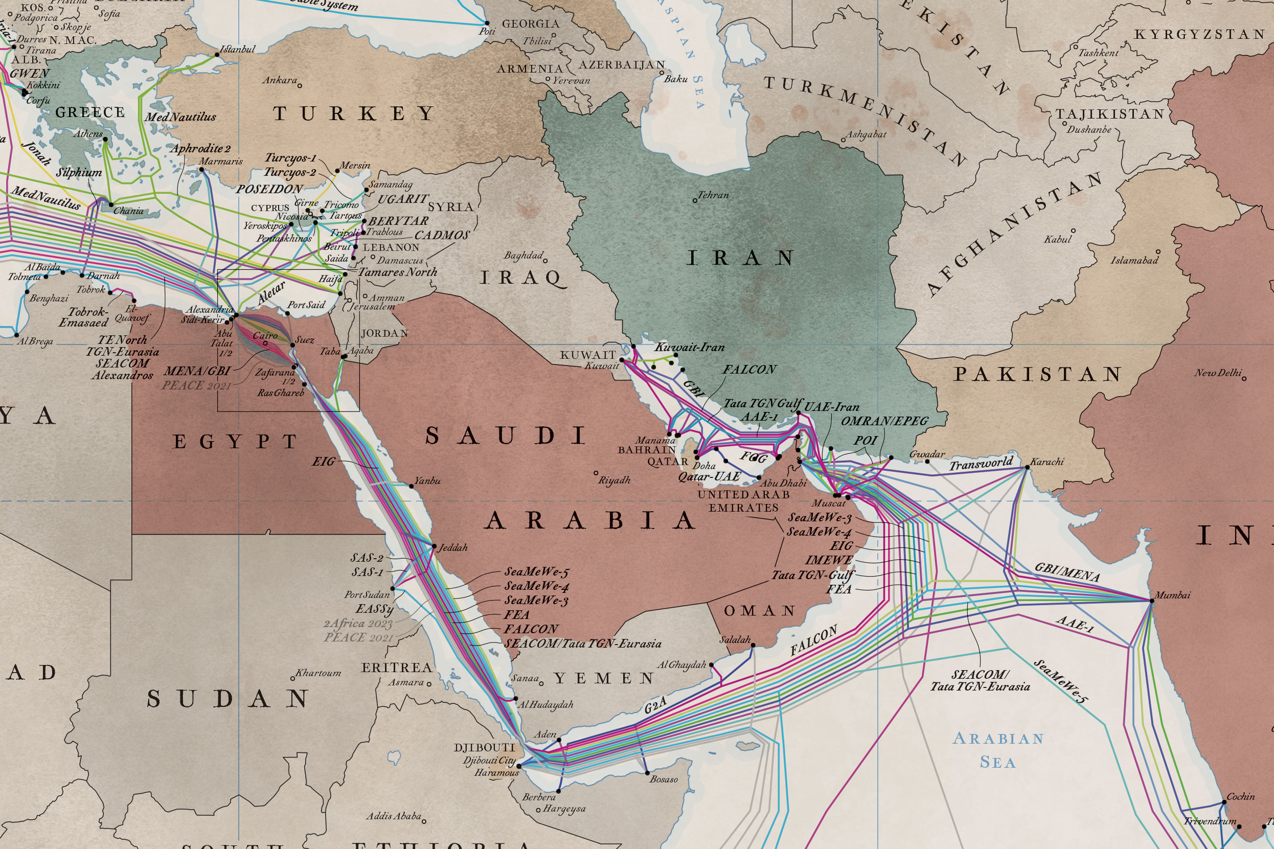Submarine Cable Map 2020 Middle East 88af604e5b0ebd469b471927692d76f5