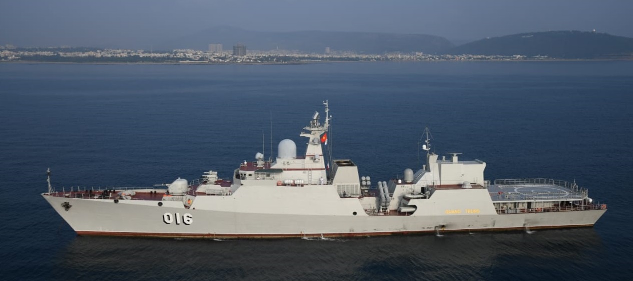 Gepard 3.9 frigate Quang Trung 016 of Vietnam Peoples Navy in MILAN2022 1