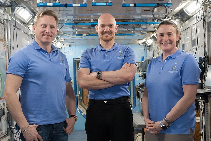 1024px Soyuz MS 09 crew during Routine Ops training at JSC
