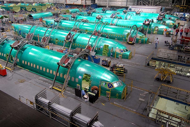 Spirit Aerosystems fuselagens Boeing 737 MAX