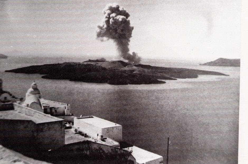 thera eruption 1950
