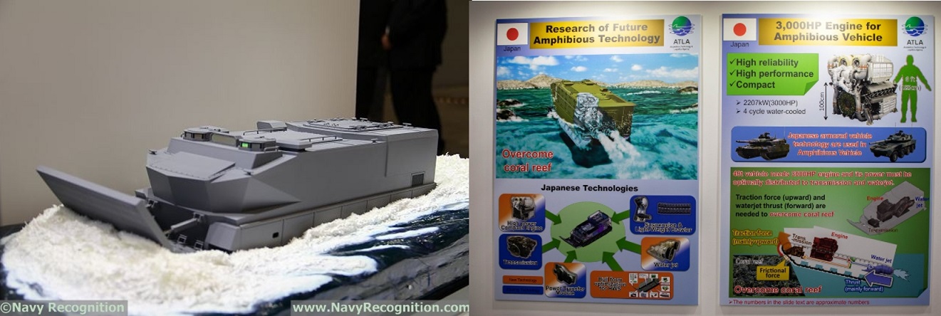MAST Asia 2017 Mitsubishi Heavy Industries unveils new tracked amphibious vehicle 640 002