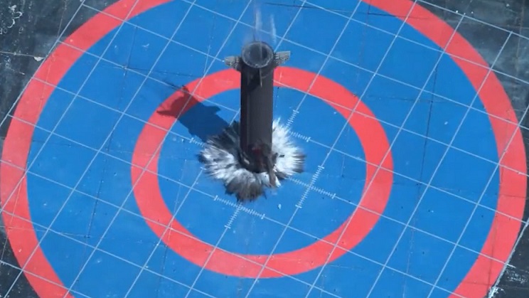 South Korea missile impact copy