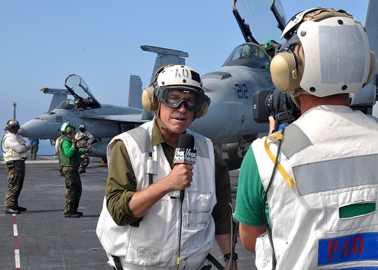 Uton CVN 73 during flight operations