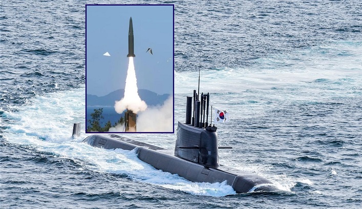 South Korea Test Fires SLBM Ballistic Missile from new KSS III Submarine